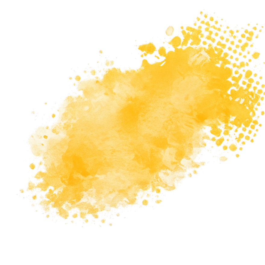 Yellow background splash